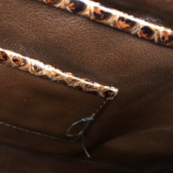 Snake Skin Purse Vintage 1950s - Picture 5 of 7